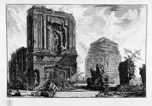 View of the Tomb of Piso Licinianus on the Ancient Appian Way by Giovanni Battista Piranesi